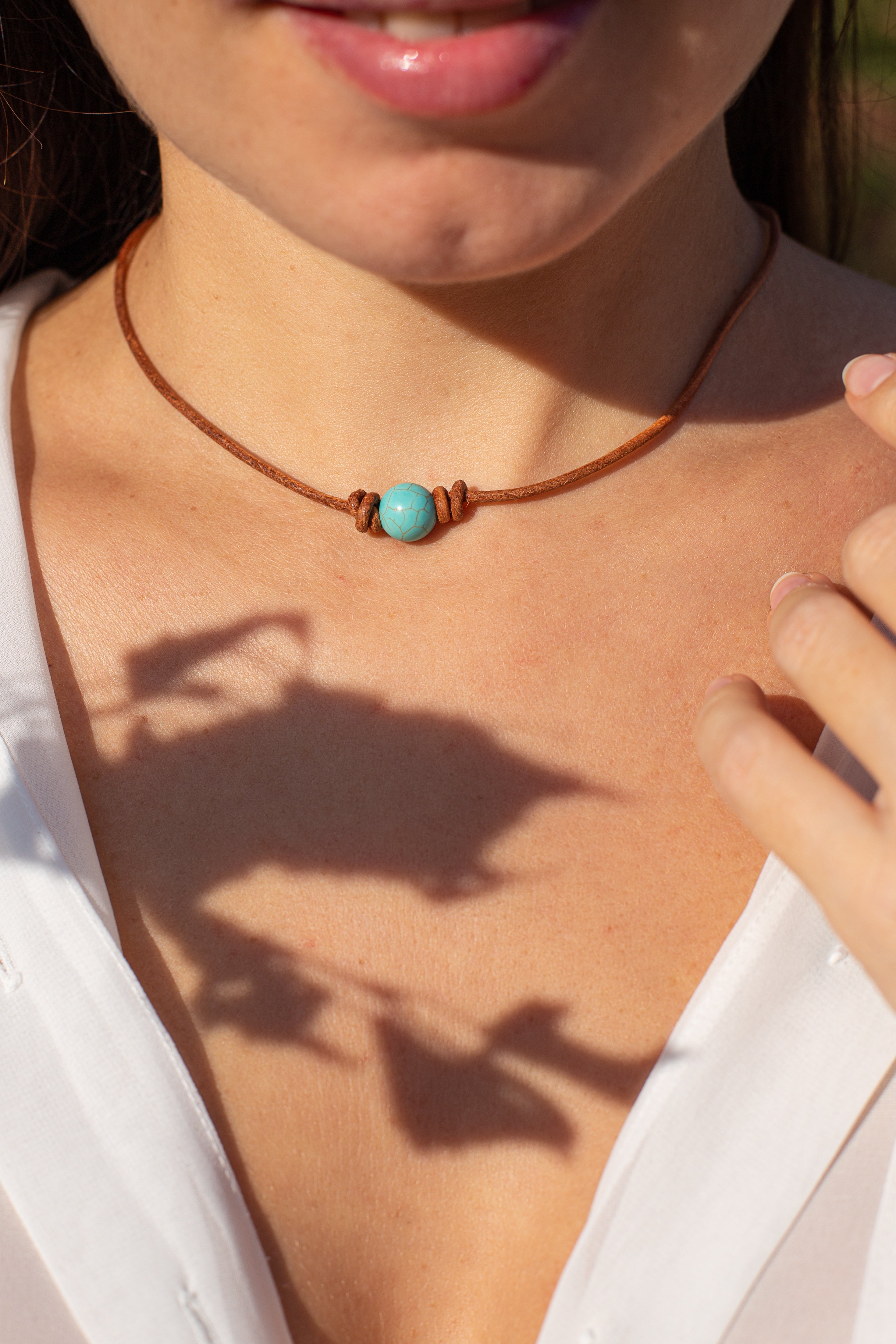 Valuable Turquoise Choker Necklace – Calista