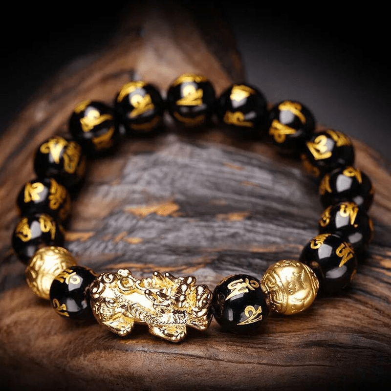 Pi Xiu Black Obsidian Bracelet - Kaelith-State of Style