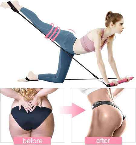Pilates Bar Set - PilatesCore-Pink-State of Style
