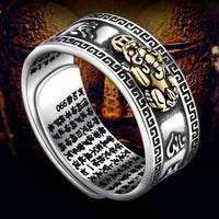 Pixiu Good Luck Ring | Adjustable Gold Ring-State of Style