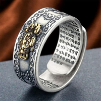 Pixiu Good Luck Ring | Adjustable Gold Ring-State of Style