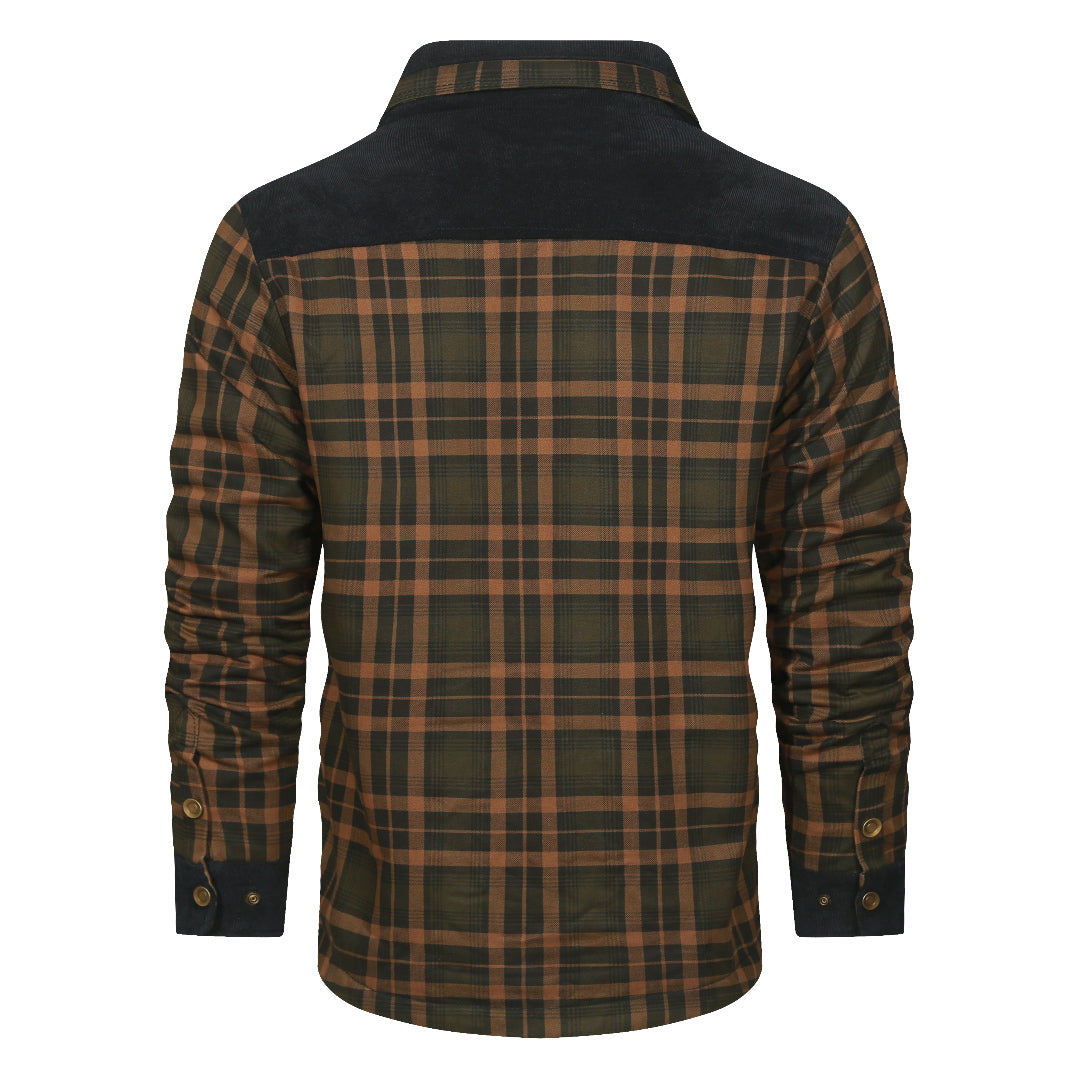 Plaid Shirt Jacket – Heritagewear-Sand Camouflage-S-State of Style