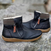 Plain Coloured Ankle Boots - WarmStep-Black-3.0-State of Style