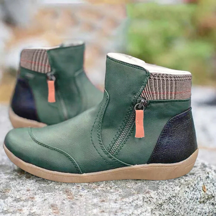 Plain Coloured Ankle Boots - WarmStep-Green-3.0-State of Style