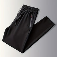 Plain Joggers with Zip Details - Milan-XS-Black-State of Style