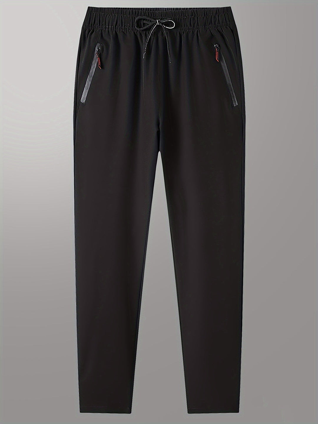 Plain Joggers with Zip Details - Milan-XS-Black-State of Style