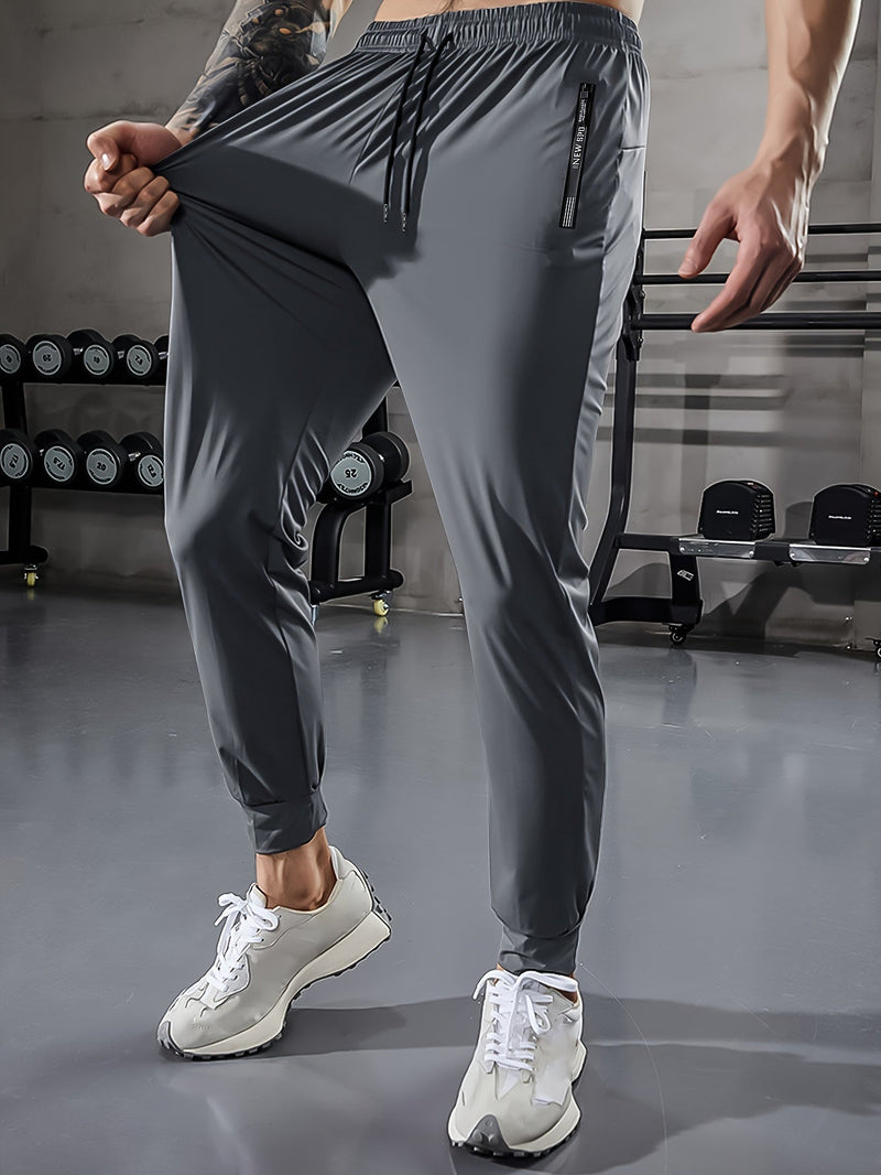 Plain Men’s Sports Pants with Pockets - Niels-Black Style 1-2XS-State of Style