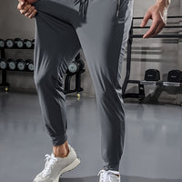 Plain Men's Sports Trousers with Pockets - Niels-Grey Style 1-2XS-State of Style