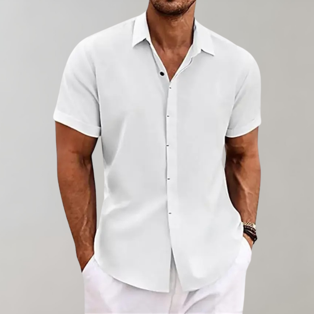 Plain Polo Shirt for Men - Dante-White-S-State of Style