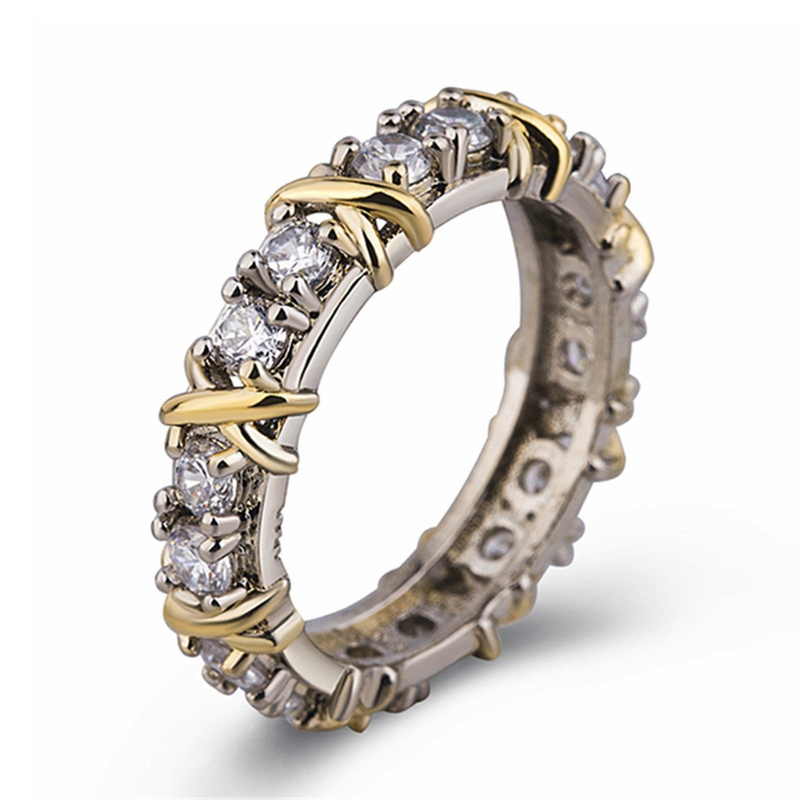 Platinum Love Cross Ring – Auryn-15-State of Style