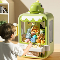 Playful Arcade Claw Machine for Kids - GripAdventure-Green Dino-S-State of Style