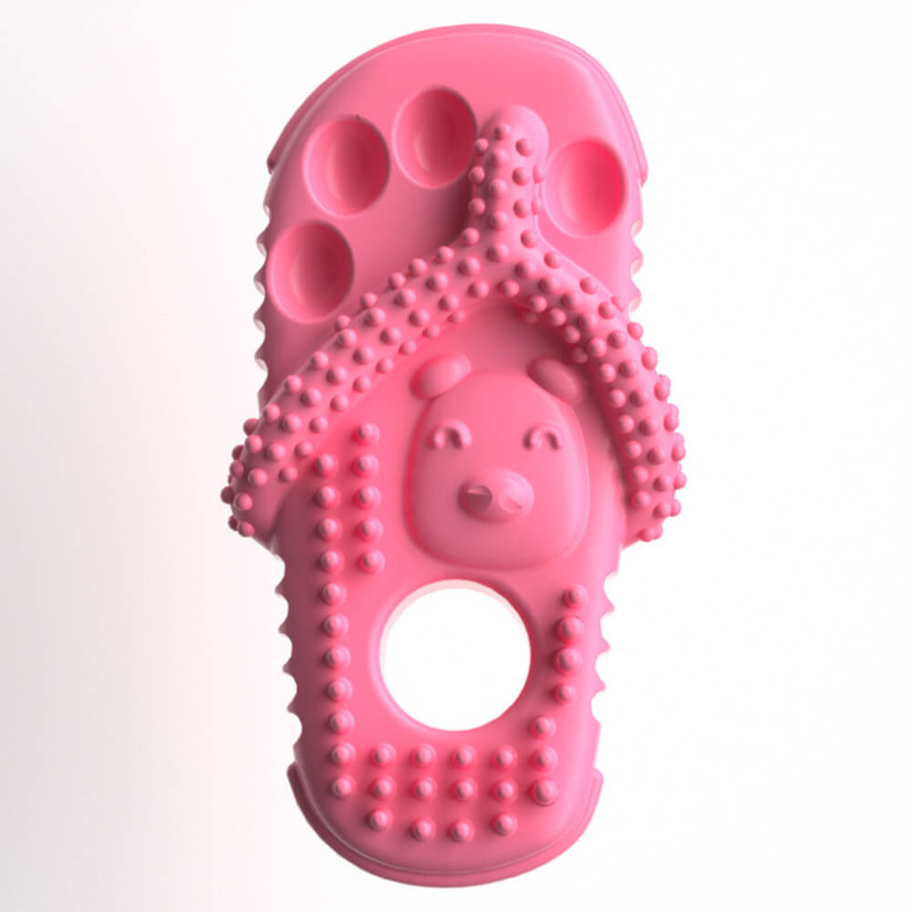 Playful Chew Slippers for Dogs - SnoopSlippers-Pink-State of Style
