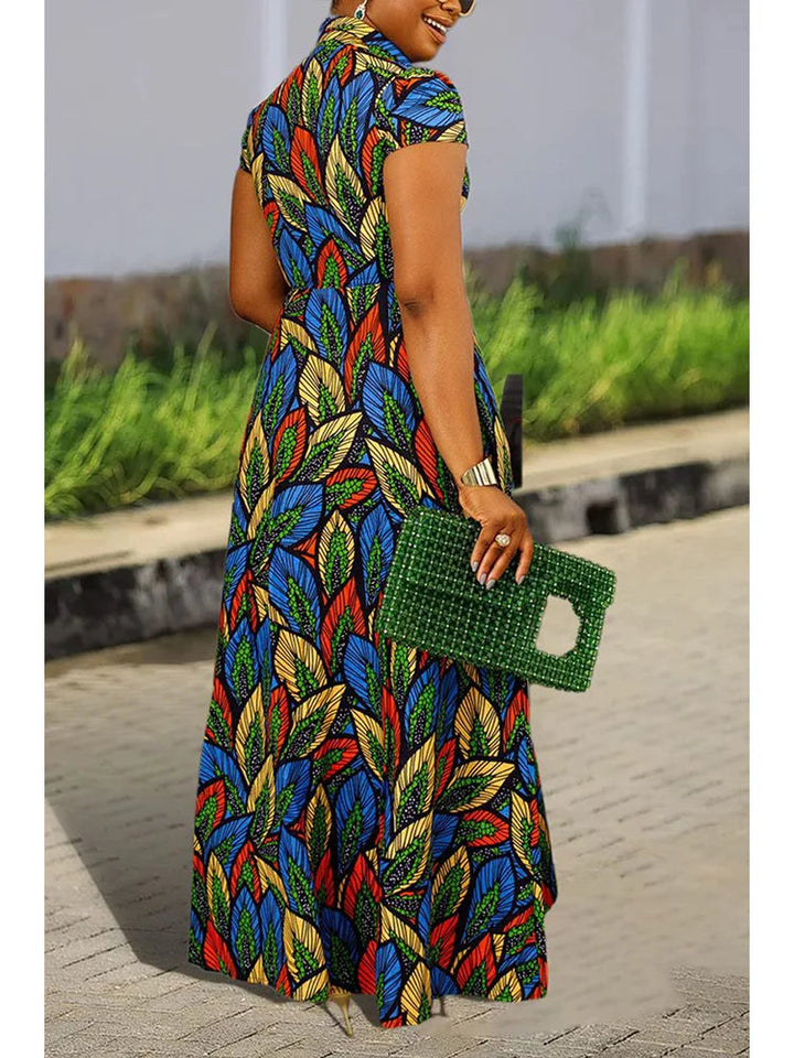 Plus Size Beach Shirt Maxi Dress – Stylish & Comfortable-Red-2XL-State of Style