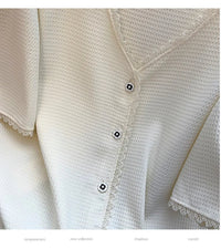 Plus Size Casual T-Shirt Cardigan-Beige-6XL-State of Style