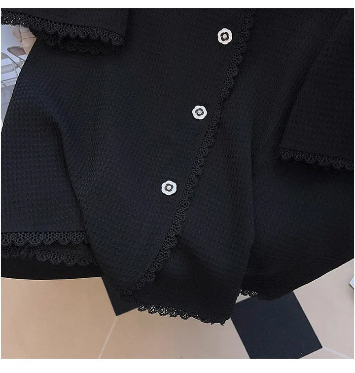 Plus Size Casual T-Shirt Cardigan-Beige-6XL-State of Style