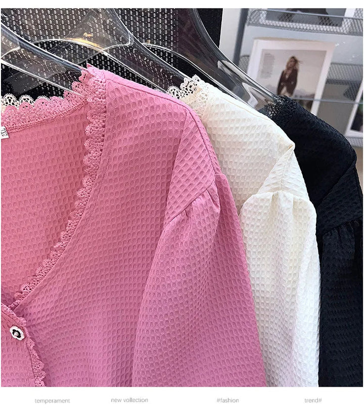 Plus Size Casual T-Shirt Cardigan-Beige-6XL-State of Style