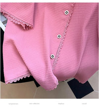 Plus Size Casual T-Shirt Cardigan-Beige-6XL-State of Style