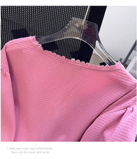 Plus Size Casual T-Shirt Cardigan-Beige-6XL-State of Style