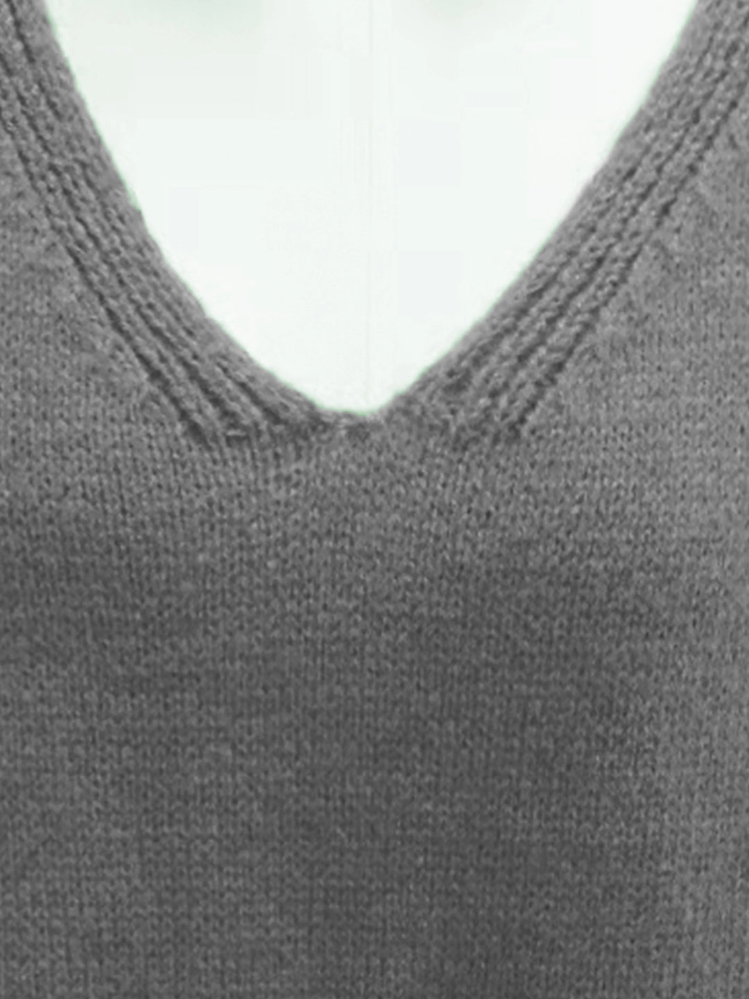 Plus Size Casual V-Neck Sweater for Curvy Women-Dark Khaki-S-State of Style