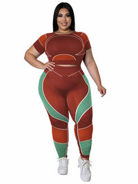 Plus Size Curve Embrace Look-Brown-3XL-State of Style