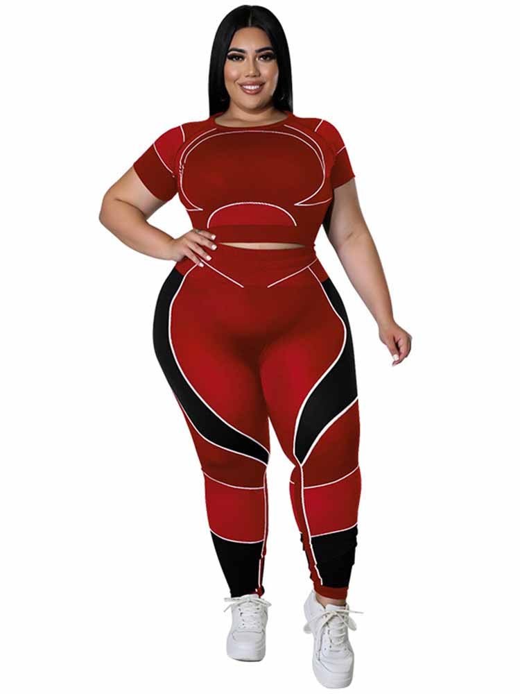 Plus Size Curve Embrace Look-Red-3XL-State of Style