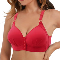 Plus Size Front Buckle Push-Up Bra – Stylish & Supportive-Purple-12B-State of Style