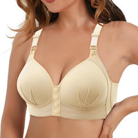 Plus Size Front Buckle Push-Up Bra – Stylish & Supportive-Purple-12B-State of Style