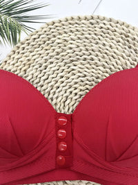 Plus Size Front Buckle Push-Up Bra – Stylish & Supportive-Purple-12B-State of Style