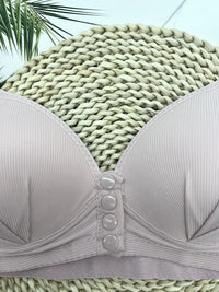 Plus Size Front Buckle Push-Up Bra – Stylish & Supportive-Purple-12B-State of Style