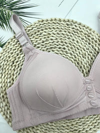 Plus Size Front Buckle Push-Up Bra – Stylish & Supportive-Purple-12B-State of Style