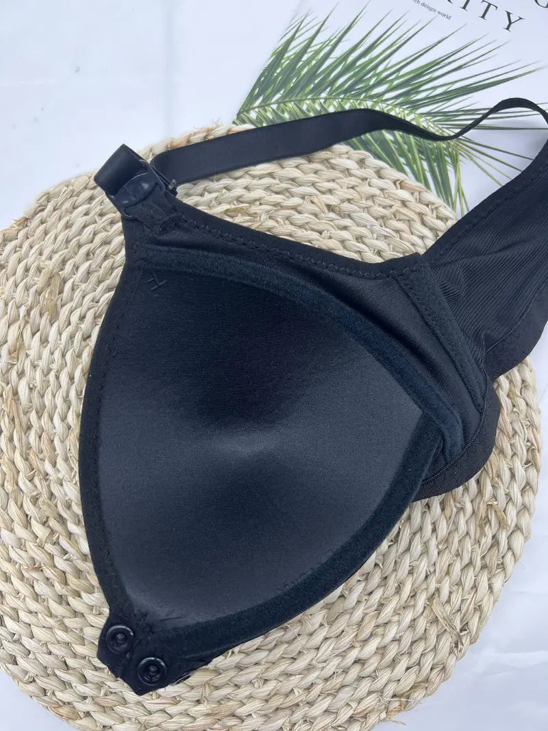 Plus Size Front Buckle Push-Up Bra – Stylish & Supportive-Purple-12B-State of Style