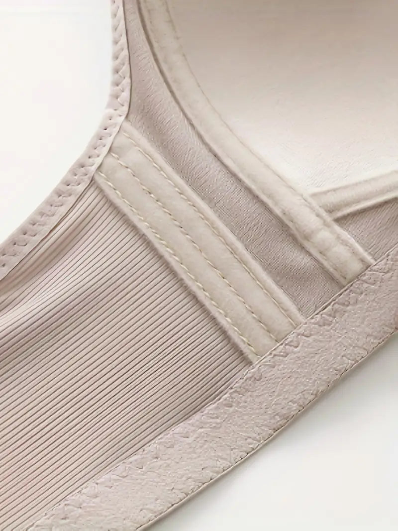 Plus Size Front Buckle Push-Up Bra – Stylish & Supportive-Purple-12B-State of Style