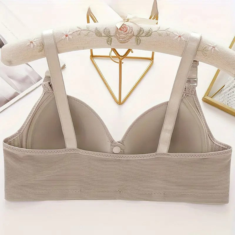 Plus Size Front Buckle Push-Up Bra – Stylish & Supportive-Purple-12B-State of Style