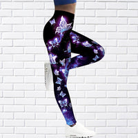 Plus Size Gradient Stripe Yoga Pants – Lightweight & Summer-Ready-Navy Blue-2XL-State of Style