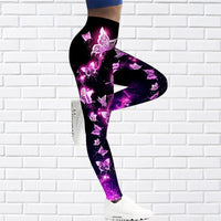 Plus Size Gradient Stripe Yoga Pants – Lightweight & Summer-Ready-Pink B-2XL-State of Style