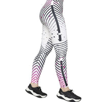 Plus Size Gradient Stripe Yoga Pants – Lightweight & Summer-Ready-Purple-2XL-State of Style