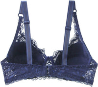 Plus Size Lace Push-Up Bra – Sensual & Supportive-Burgundy-10C-State of Style