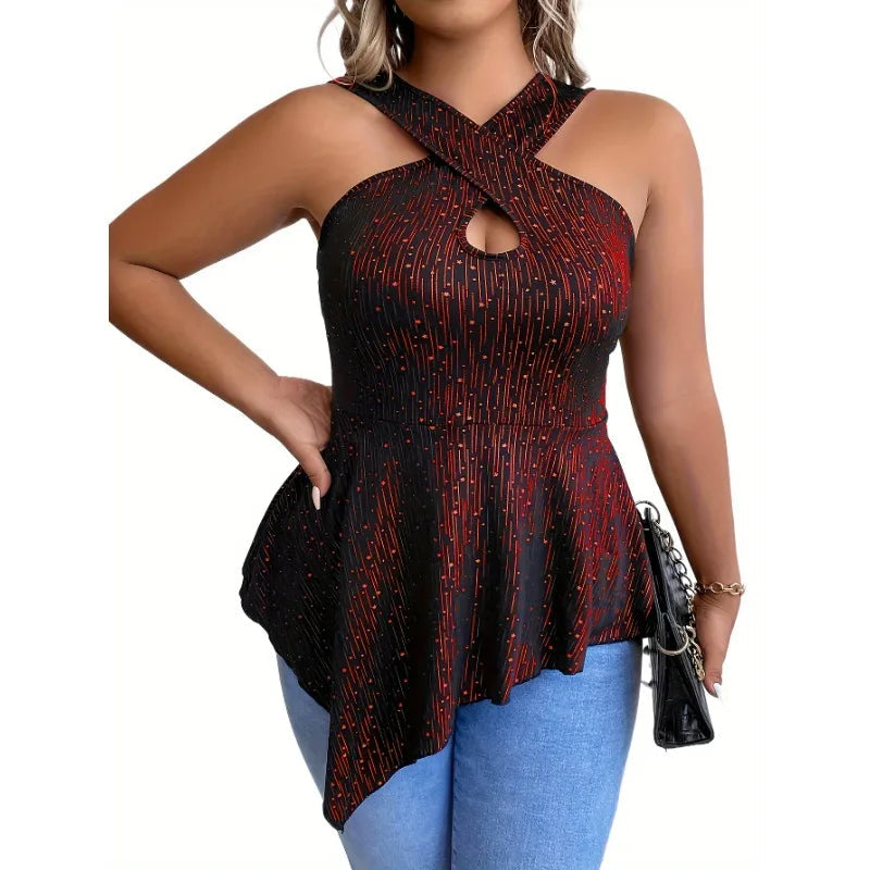 Plus-Size Summer Basic Tank Top-State of Style