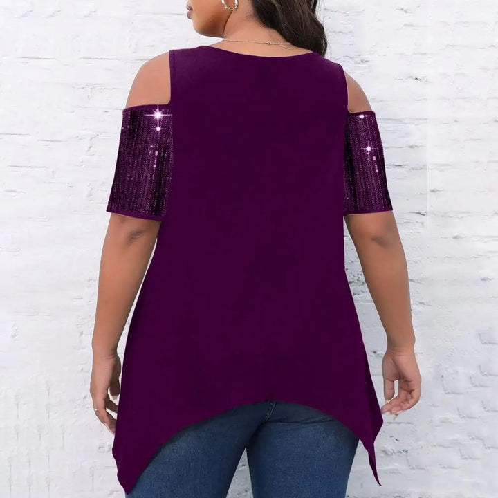 Plus Size Summer Streetwear Off-Shoulder Top-Black-2XL-State of Style