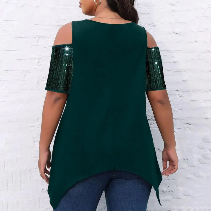 Plus Size Summer Streetwear Off-Shoulder Top-Black-2XL-State of Style