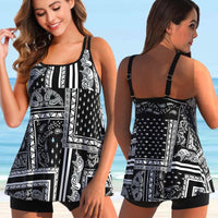 Plus Size Tankini for Beach & Pool - Marielle-Black-S-State of Style