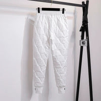 Plus Size Winter Down Cotton Pants-Brown-S-State of Style