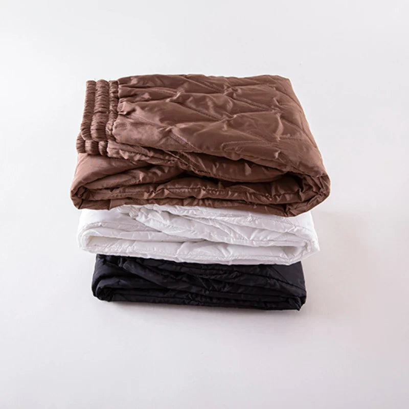 Plus Size Winter Down Cotton Pants-Brown-S-State of Style