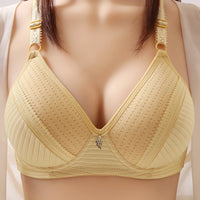 Plus Size Wireless Push-Up Bra – Comfortable & Flattering Fit-Yellow-12B-State of Style