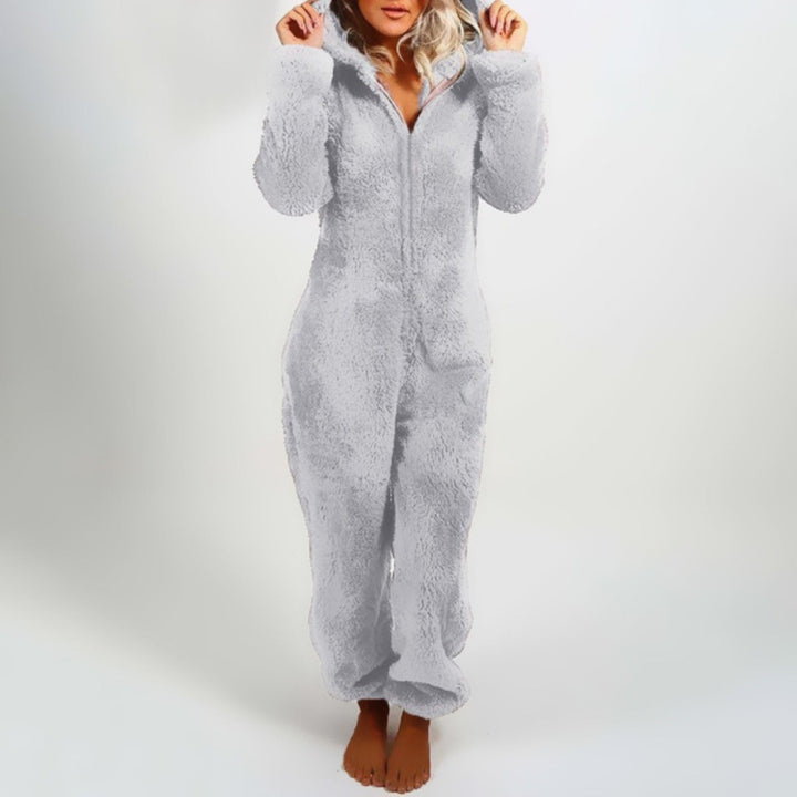 Plush Comfy Onesie for Ladies - Harper-Grey-S-State of Style