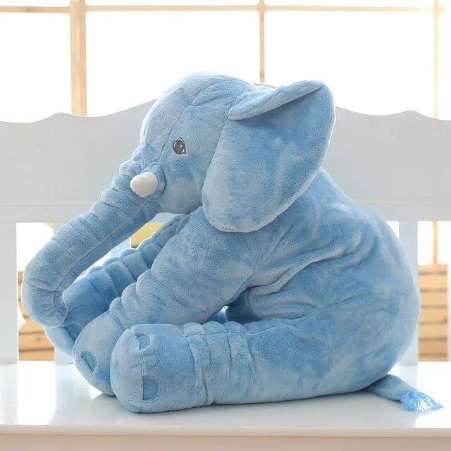 Plush Elephant Cuddle Pillow - Cuddlephant-40cm-Blue-State of Style