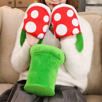 Plush Winter Slippers - Flora-State of Style