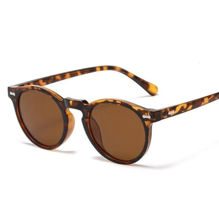 Polarized Round Designer Sunglasses – Vintage-Inspired Luxury-Black-State of Style