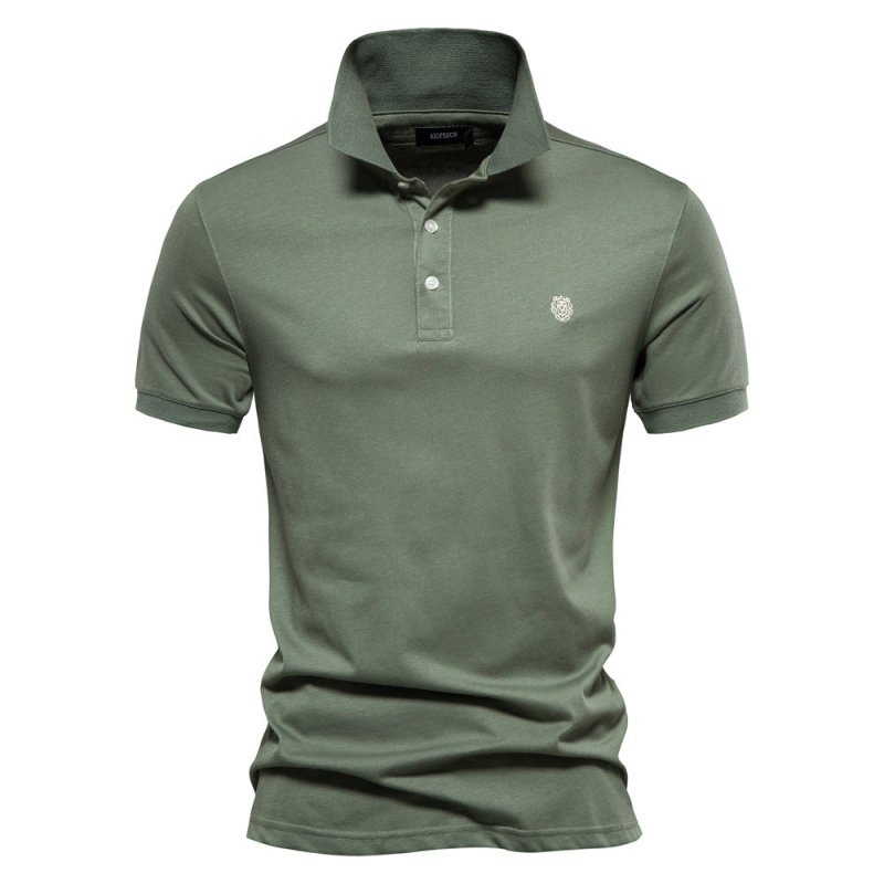 Polo Shirt - Logan-Green-S-State of Style