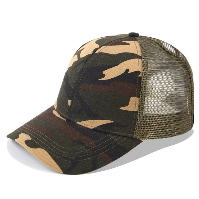 Ponytail Cap with Extra Opening – SkyShield-Camouflage-State of Style